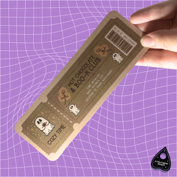 Hot Chocolate & Boo-K Club Bookmark - Image 3