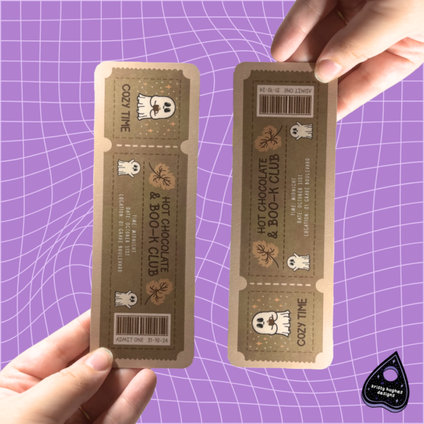Hot Chocolate & Boo-K Club Bookmark - Image 4