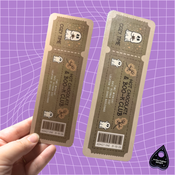 Hot Chocolate & Boo-K Club Bookmark - Image 5