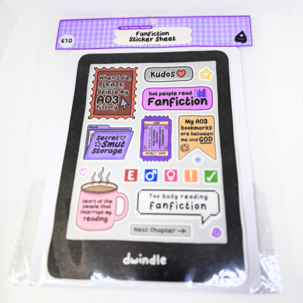 Fanfiction Inspired Sticker Sheet - Image 5