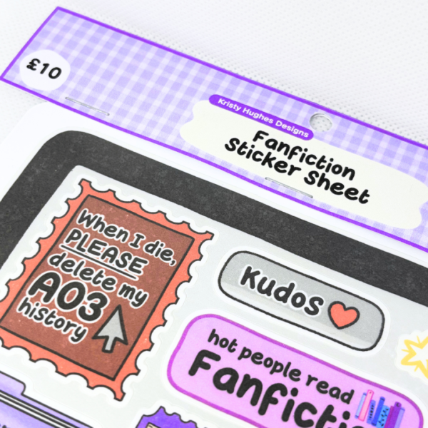 Fanfiction Inspired Sticker Sheet - Image 7