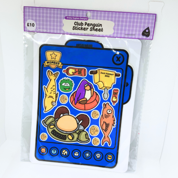 Club Penguin Items Sticker Sheet - Image 2