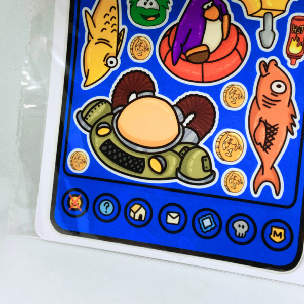 Club Penguin Items Sticker Sheet - Image 5
