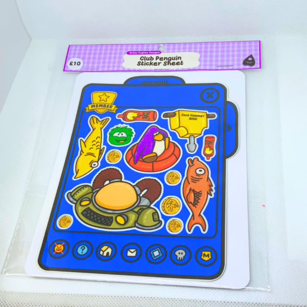 Club Penguin Items Sticker Sheet - Image 7