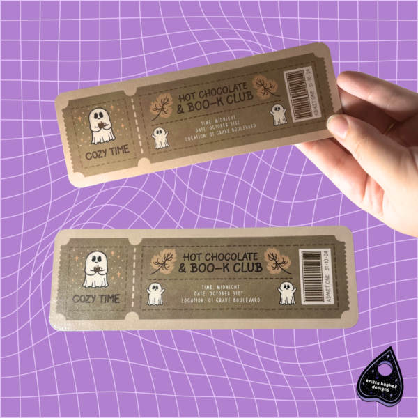 Hot Chocolate & Boo-K Club Bookmark
