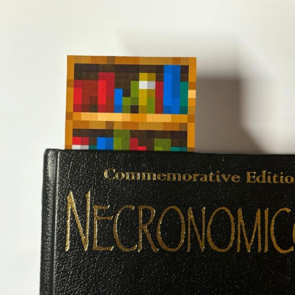 Minecraft Inspired Bookshelf Bookmark - Image 3