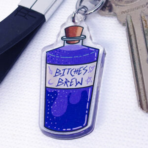 Bitches Brew Purple Potion Acrylic Keychain