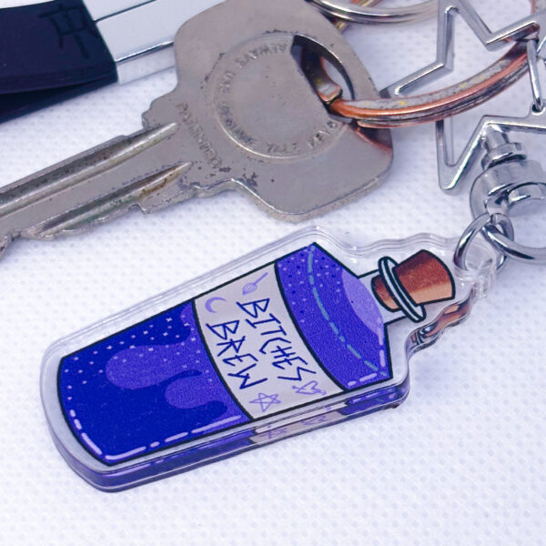 Bitches Brew Purple Potion Acrylic Keychain - Image 6