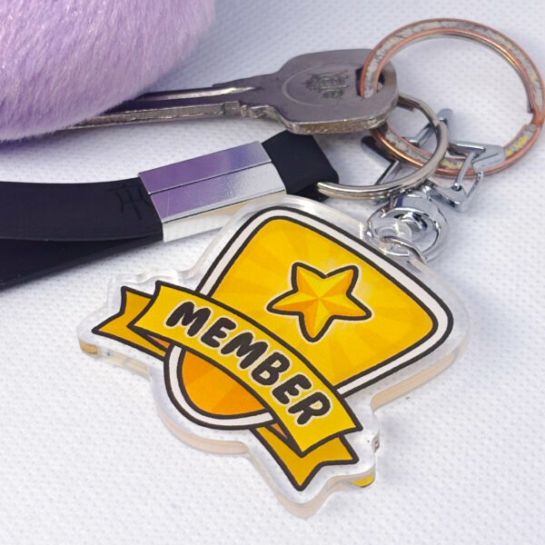 Club Penguin Member Badge Acrylic Keychain - Image 8