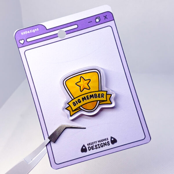 Club Penguin Big Member Badge Acrylic Pin - Image 7