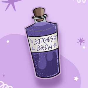 Purple Potion Bad Gal Brew Sticker