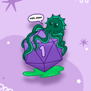 Mindflayer Nat 1 Sticker