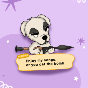 KK Slider Animal Crossing Sticker