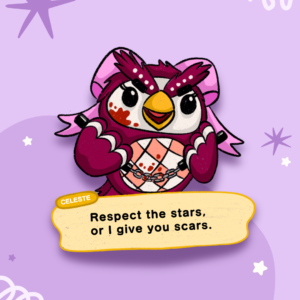 Celeste Animal Crossing Sticker