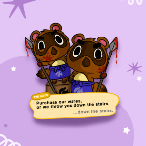 Timmy & Tommy Animal Crossing Sticker