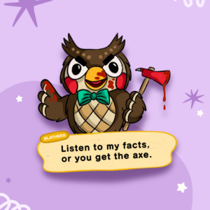 Blathers Animal Crossing Sticker