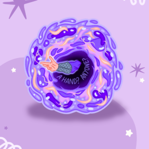 Gale of Waterdeep Hand Portal BG3 Sticker
