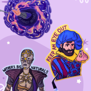 Baldurs Gate 3 Sticker Bundle
