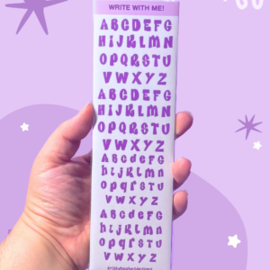 Junk Journal Sticker Sheet - Bratz Font