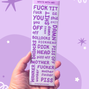 Junk Journal Sticker Sheet - Swear Words