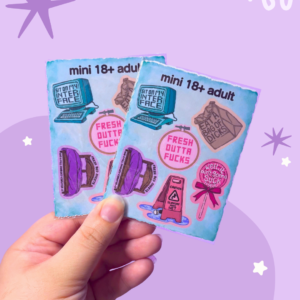 18+ Mini Sticker Sheet