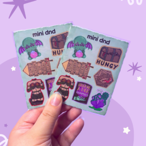 Dungeons & Dragons Mini Sticker Sheet