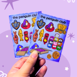 Club Penguin Mini Sticker Sheet