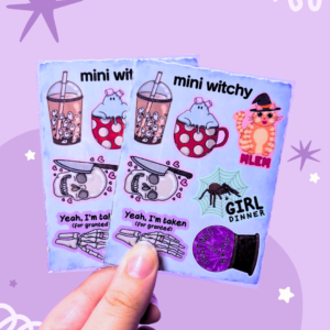 Witchy Mini Sticker Sheet