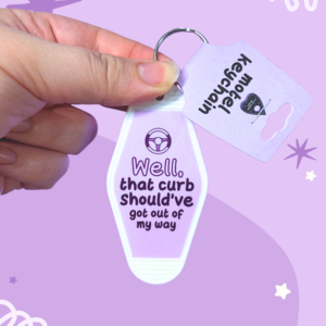 Bad Driver Motel Keychain
