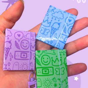 Sticky Notes Book Keychain - All 4 Colours