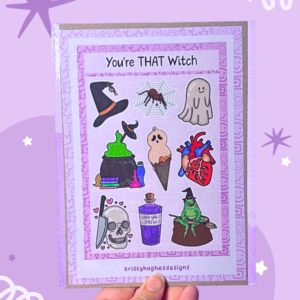 Witchy & Spooky Sticker Sheet