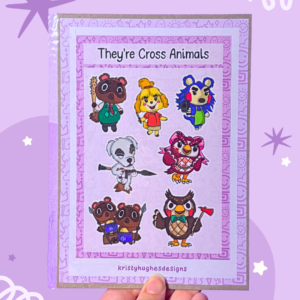 Animal Crossing Sticker Sheet