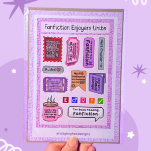 Fanfiction Sticker Sheet