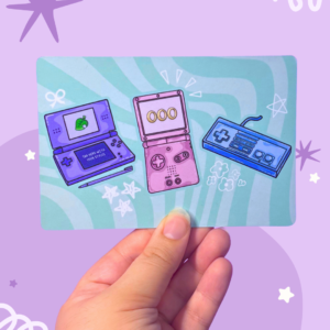 Nostalgic Retro Tech Postcard